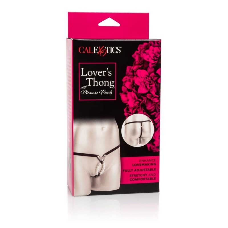 Stymulator-LOVER""S THONG W. PLEASURE PEARLS